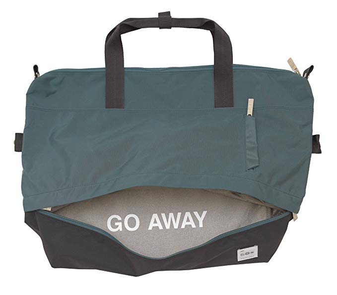 Flight 001 Rothko Hidden Compartment Duffle, Teal/Black, One Size