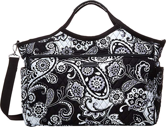 Vera Bradley Luggage Womens Carryall Travel Bag Midnight Paisley Duffel Bag