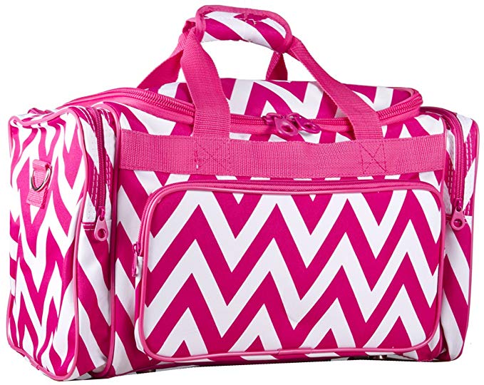 Ever Moda Chevron Large Duffle Bag