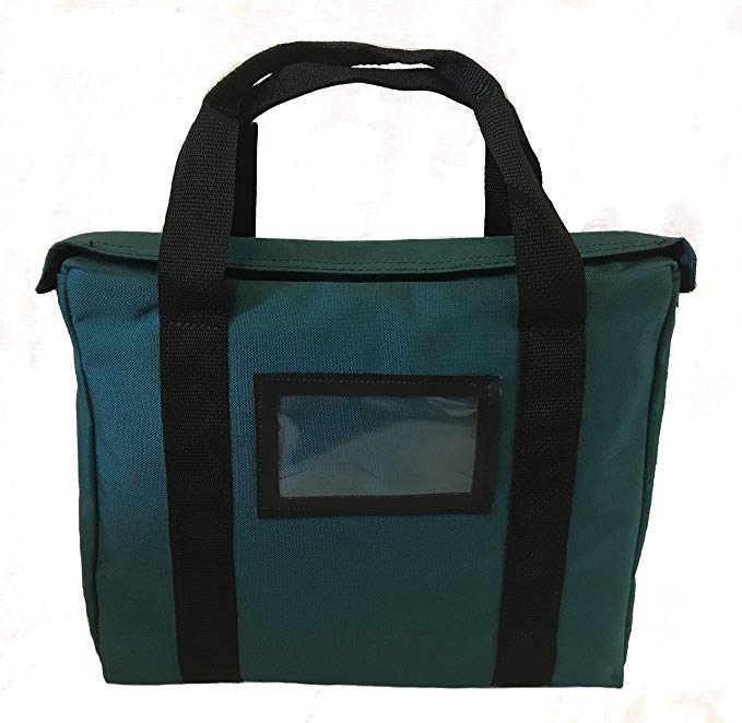 Fire Resistant Briefcase Style Bag Lockable (Teal)