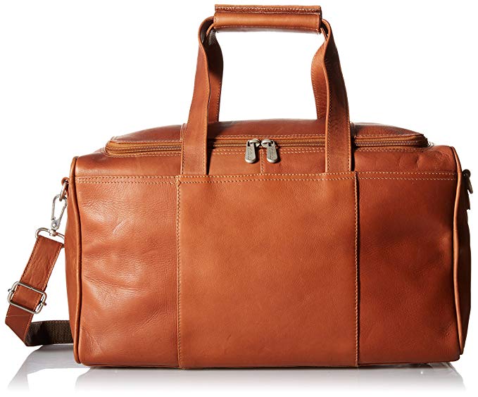 Piel Leather Traveler's Select X-Small Duffel Bag, Saddle, One Size